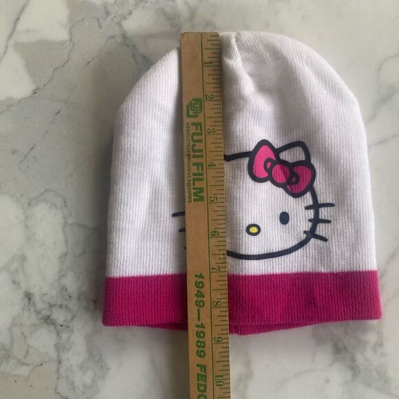 Hello Kitty Beanie pink white one size - Picture 5 of 7